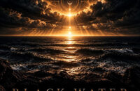 Science of Soul “Black Water” single cover featuring a dark ocean beneath a glowing celestial sky. Featured image alt text:
