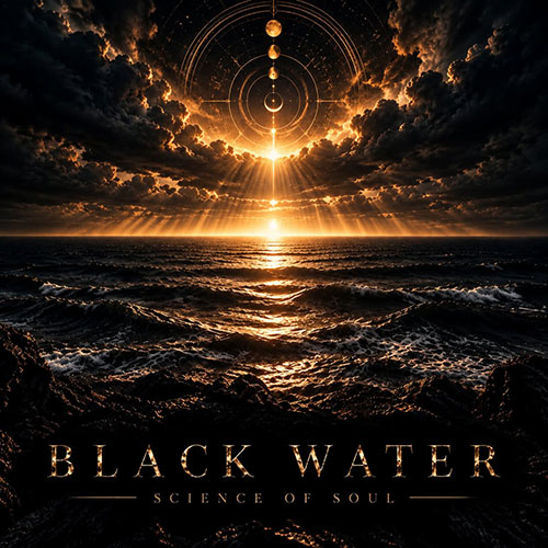 Science of Soul “Black Water” single cover featuring a dark ocean beneath a glowing celestial sky. Featured image alt text: