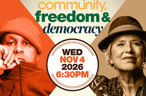 Kevin Powell and V (Formerly Eve Ensler) Hold Public Conversation on Nov. 4, Day After Mid-Term Elections