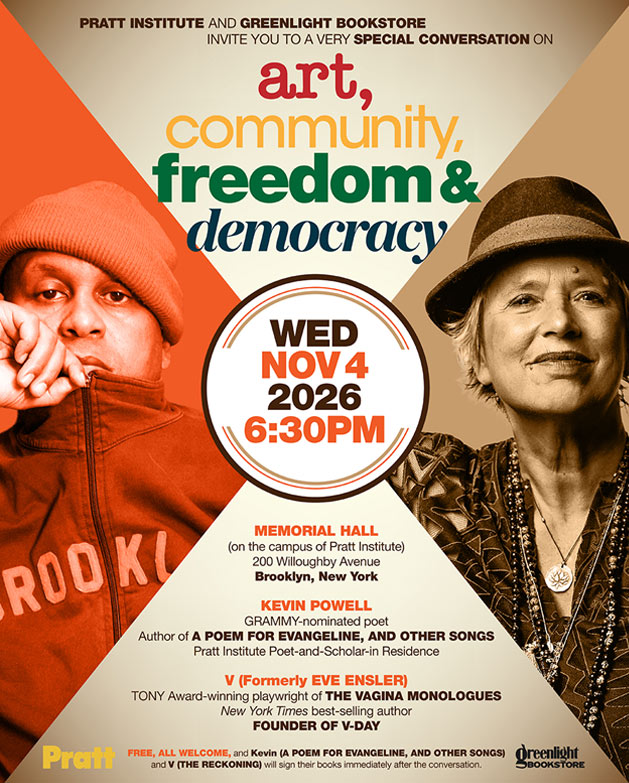 Kevin Powell and V (Formerly Eve Ensler) Hold Public Conversation on Nov. 4, Day After Mid-Term Elections