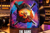 Colorful artwork accompanying Tali Rodriguez and CLOAQxDAGGER’s “The Gains,” featuring Money Mogly, with a skull in yellow glasses, a CLOAQxDAGGER cap and crossed blades.