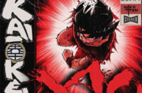 Titan Raps and Flu Dust Kaioken x10 cover art featuring an anime-inspired fighter surrounded by explosive red energy.