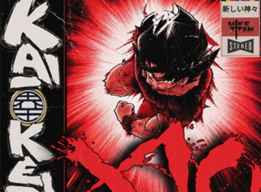 Titan Raps and Flu Dust Kaioken x10 cover art featuring an anime-inspired fighter surrounded by explosive red energy.